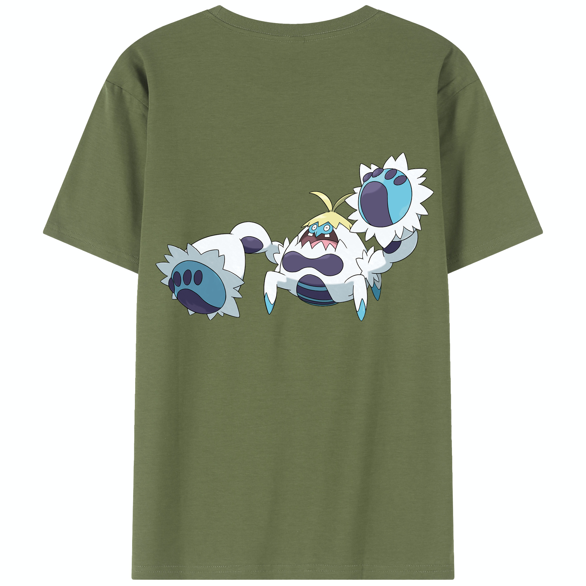 （画像用） ポケットモンスター Pokémon 綿100％半袖Tシャツ（背面プリント）